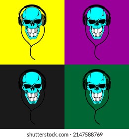 Skull icon vector. Skull icon Vector illustration can be used for web and mobile graphic design, logo