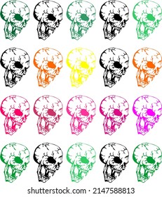 Skull icon vector. Skull icon Vector illustration can be used for web and mobile graphic design, logo
