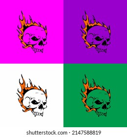 Skull icon vector. Skull icon Vector illustration can be used for web and mobile graphic design, logo