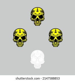 Skull icon vector. Skull icon Vector illustration can be used for web and mobile graphic design, logo