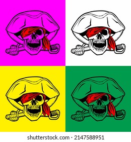 Skull icon vector. Skull icon Vector illustration can be used for web and mobile graphic design, logo