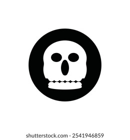 Skull icon vector illustration logo design