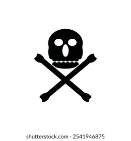 Skull icon vector illustration logo design