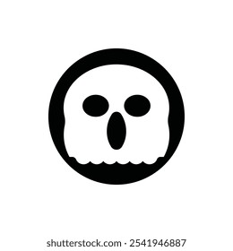 Skull icon vector illustration logo design