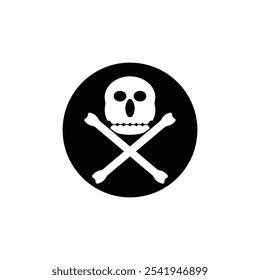 Skull icon vector illustration logo design