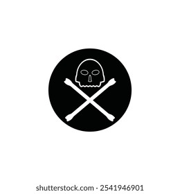 Skull icon vector illustration logo design