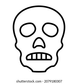 Skull icon vector image. Can also be used for web apps, mobile apps and print media.