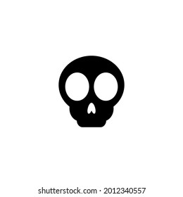 Skull icon, vector isolate on a white background