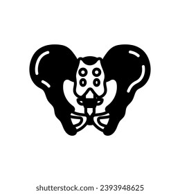 Skull icon in vector. Logotype