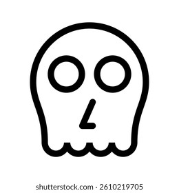 Skull Icon Vector Symbol Design Illustration
