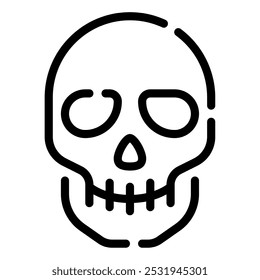 Skull icon for web, app, infographic, etc