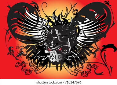 skull idea creative dark danger.