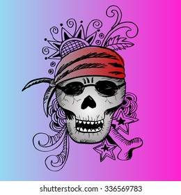 Skull illustration