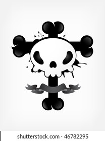skull illustration