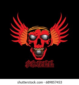 skull illustration