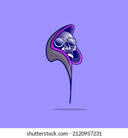 SKULL ILLUSTRATION FOR DIFFERENT TYPES OF USE