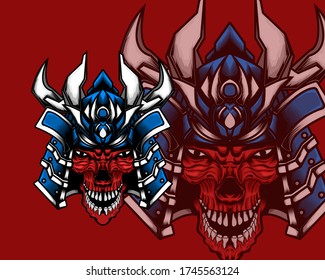 skull illustration for logo, design, mascot, icon, and shirt design.
