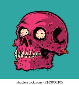 skull illustration perfect for design