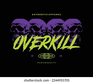 Skull-Illustration mit Pixelstil und Retro-Poster-T-Shirt-Design, Vektorgrafik, typografisches Poster oder T-Shirts Straßenbekleidung und urbaner Stil