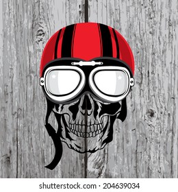Skull illustration. T-shirt design. Tattoo art.