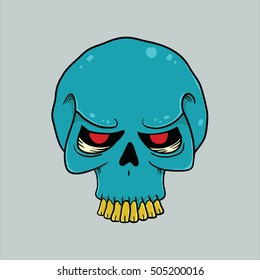Skull illustration vector