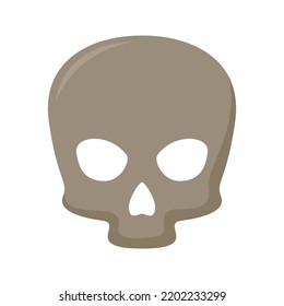 Skull isolated on white background