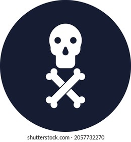 Skull Isolated Vector icon which can easily modify or edit

