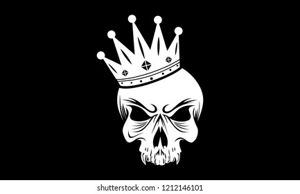 skull king logo amazing design for your company or brand