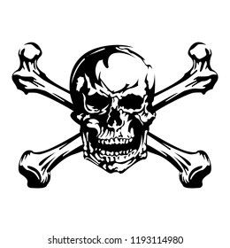 Similar Images, Stock Photos & Vectors of Skull and crossbones ...