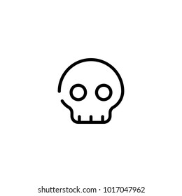 Skull Lineart Logo