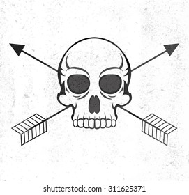 skull logo