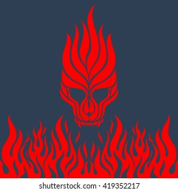 skull logo