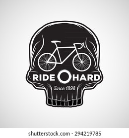 Skull Logo, Bicycle Club Logo