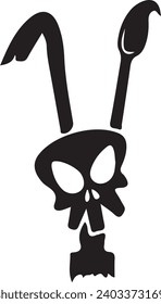 Skull logo for business and company 
