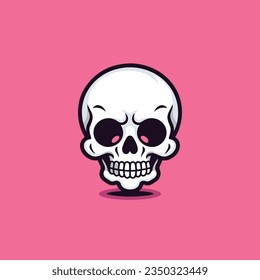Skull logo with cool style