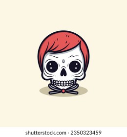 Skull logo with cool style