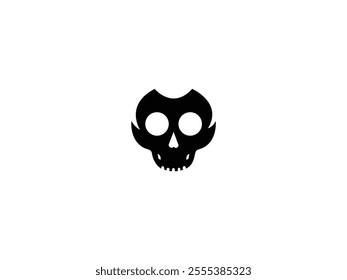 Skull logo design concept vector