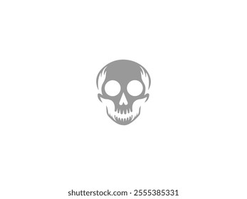 Skull logo design concept vector