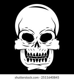skull logo design illustration vector icons