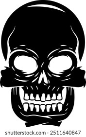 skull logo design illustration vector icons