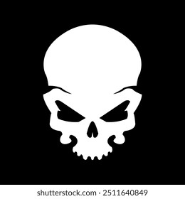 skull logo design illustration vector icons