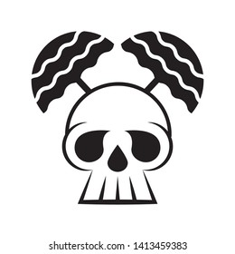 skull logo design inspiration. skull logo template - Vector