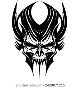 Skull Logo design inspiration,design element for logo,poster,card,benner,emblem,t shirt,vector illustration