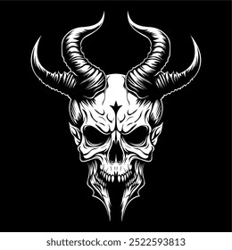 Skull Logo design inspiration,design element for logo,poster,card,benner,emblem,t shirt,vector illustration