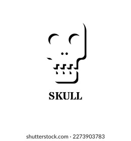 Skull logo Design Template Idea