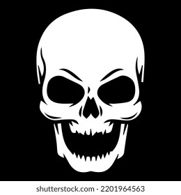 Skull logo design template Vector Image