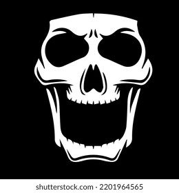 Skull logo design template Vector Image