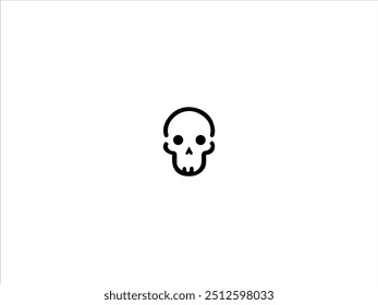 skull logo design vector illustration