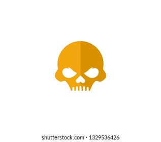 Skull logo icon 