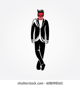 skull logo icon
